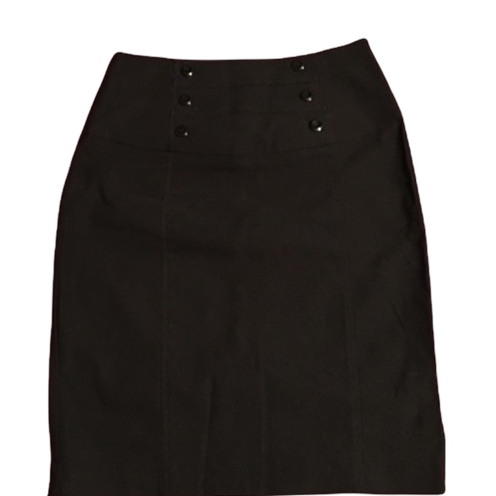 BCX Button Pencil Skirt